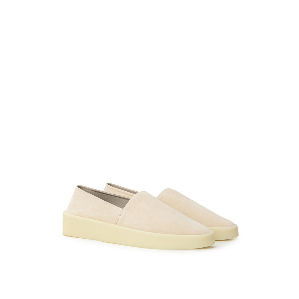 Fear Of God Beige Leder Slipper