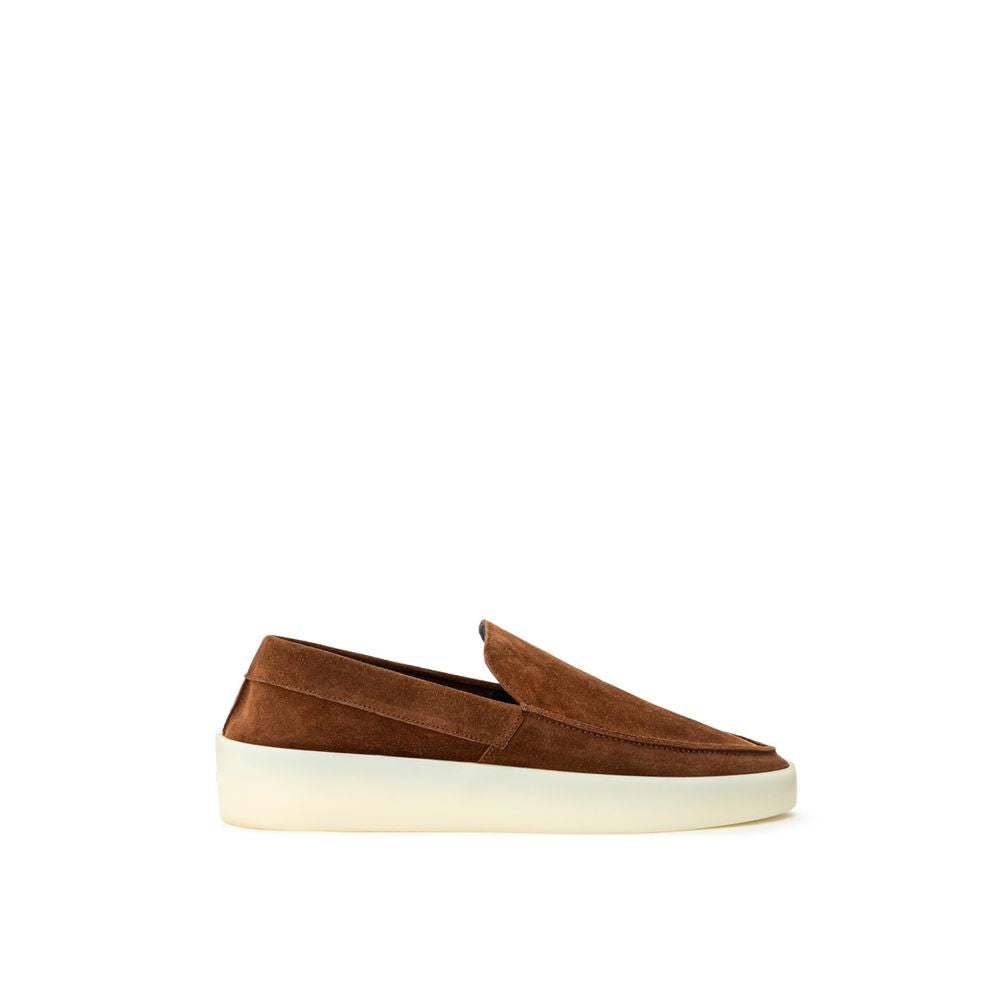 Fear Of God Brauner Leder-Slipper