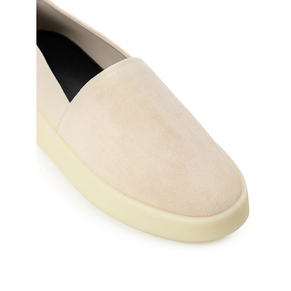 Fear Of God Beige Leder Slipper