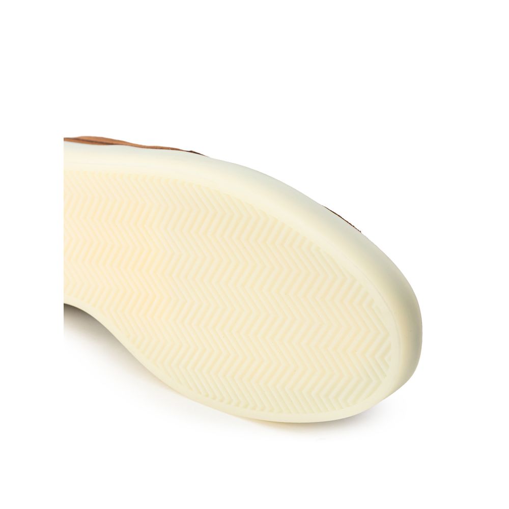 Fear Of God Brauner Leder-Slipper