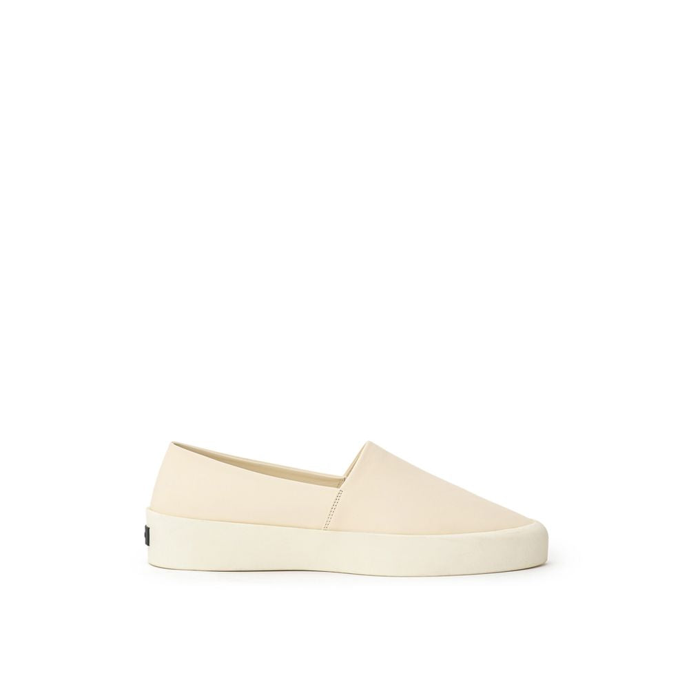 Fear Of God Beige Leder Slipper