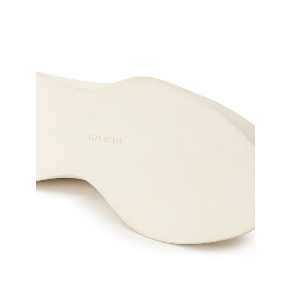 Fear Of God Beige Leder Slipper