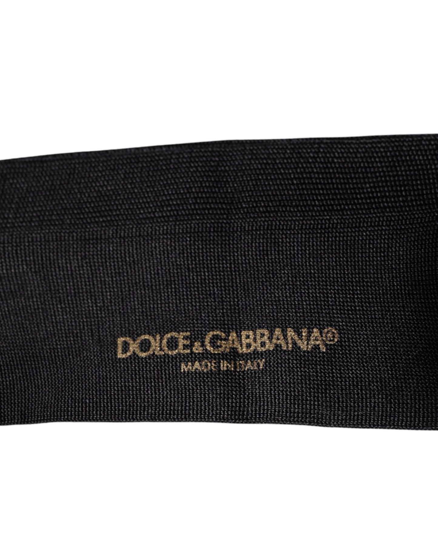 Dolce & Gabbana Schwarze Baumwolle DG Logo Mid Calf Herren Socken