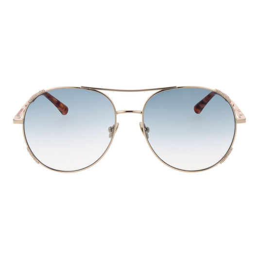 Scotch & Soda Goldfarbene Sonnenbrille aus Acetat
