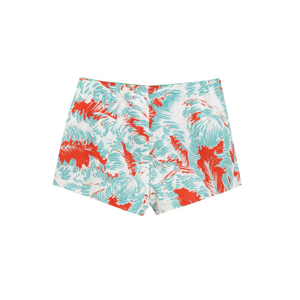 Bottega Veneta Weiße Badeshorts aus Polyamid