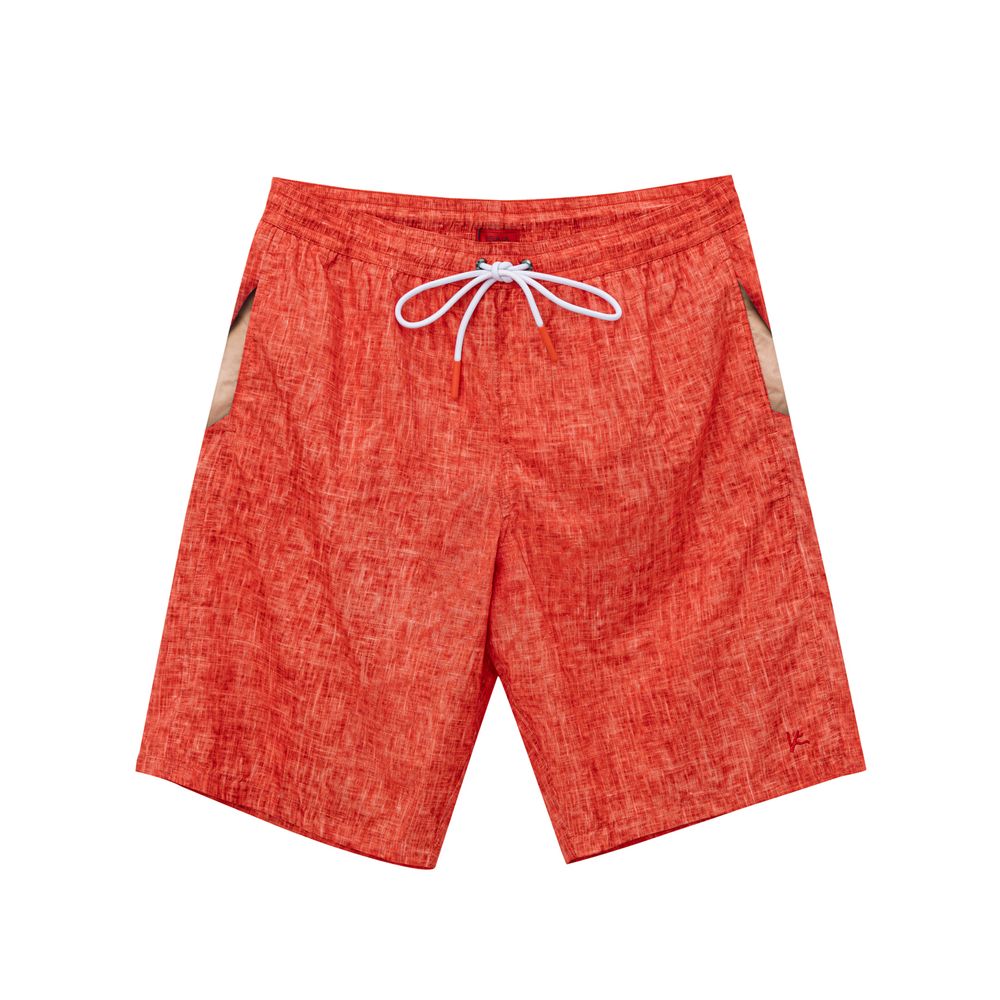 Isaia Rote Polyester-Badehose