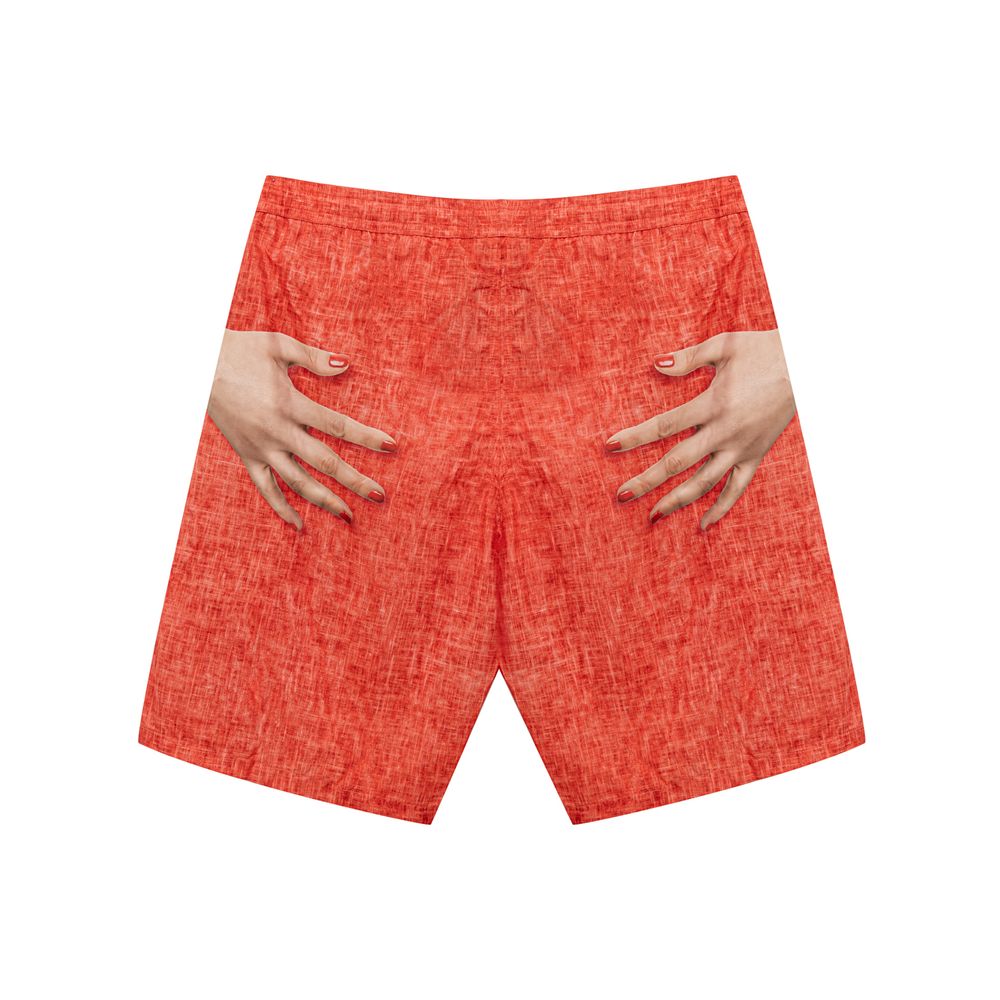 Isaia Rote Polyester-Badehose