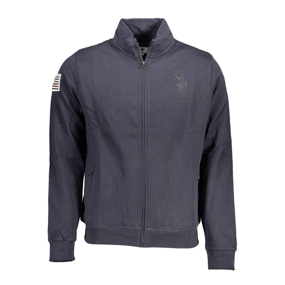 U.S. POLO ASSN. Blauer Baumwollpullover für Männer
