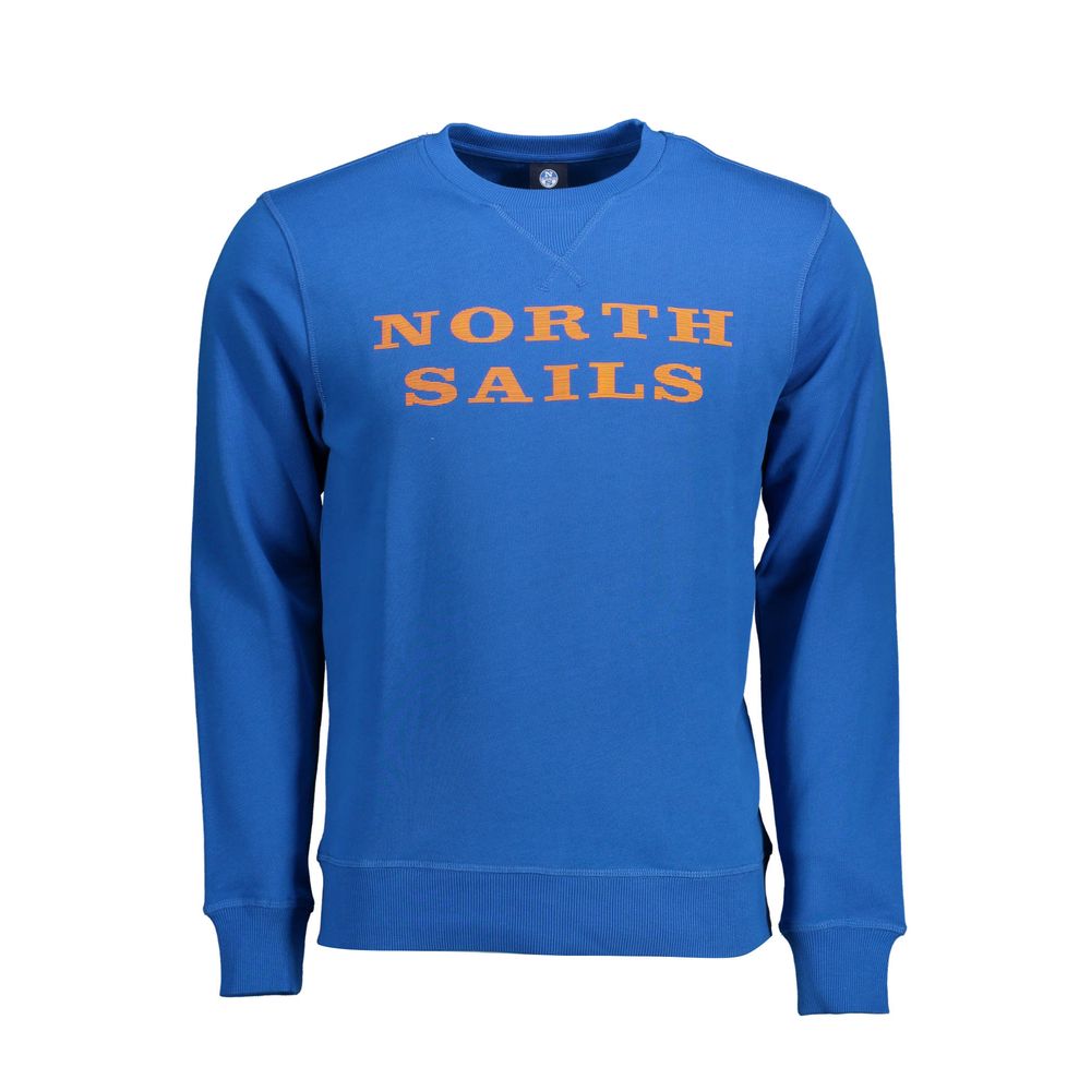 North Sails Blauer Baumwollpullover für Männer