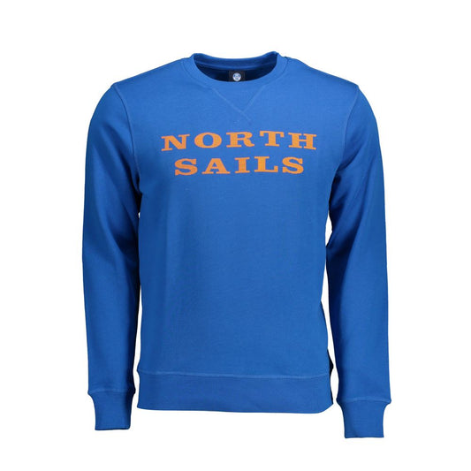 North Sails Blauer Baumwollpullover für Männer