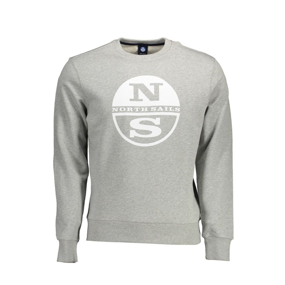 North Sails Grauer Baumwoll-Sweatshirt