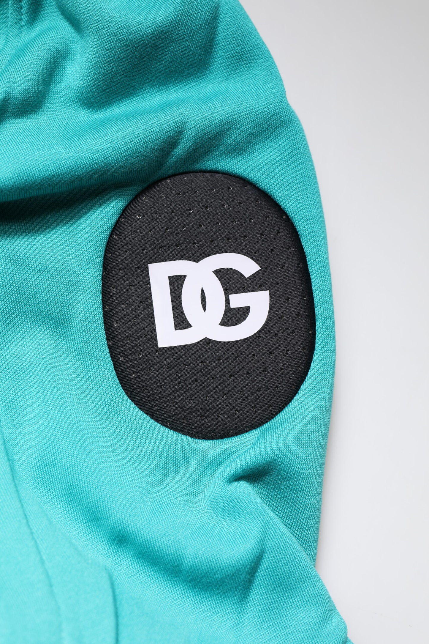 Dolce & Gabbana Grün Baumwolle mit Kapuze Männer Sportswear Weste Pullover