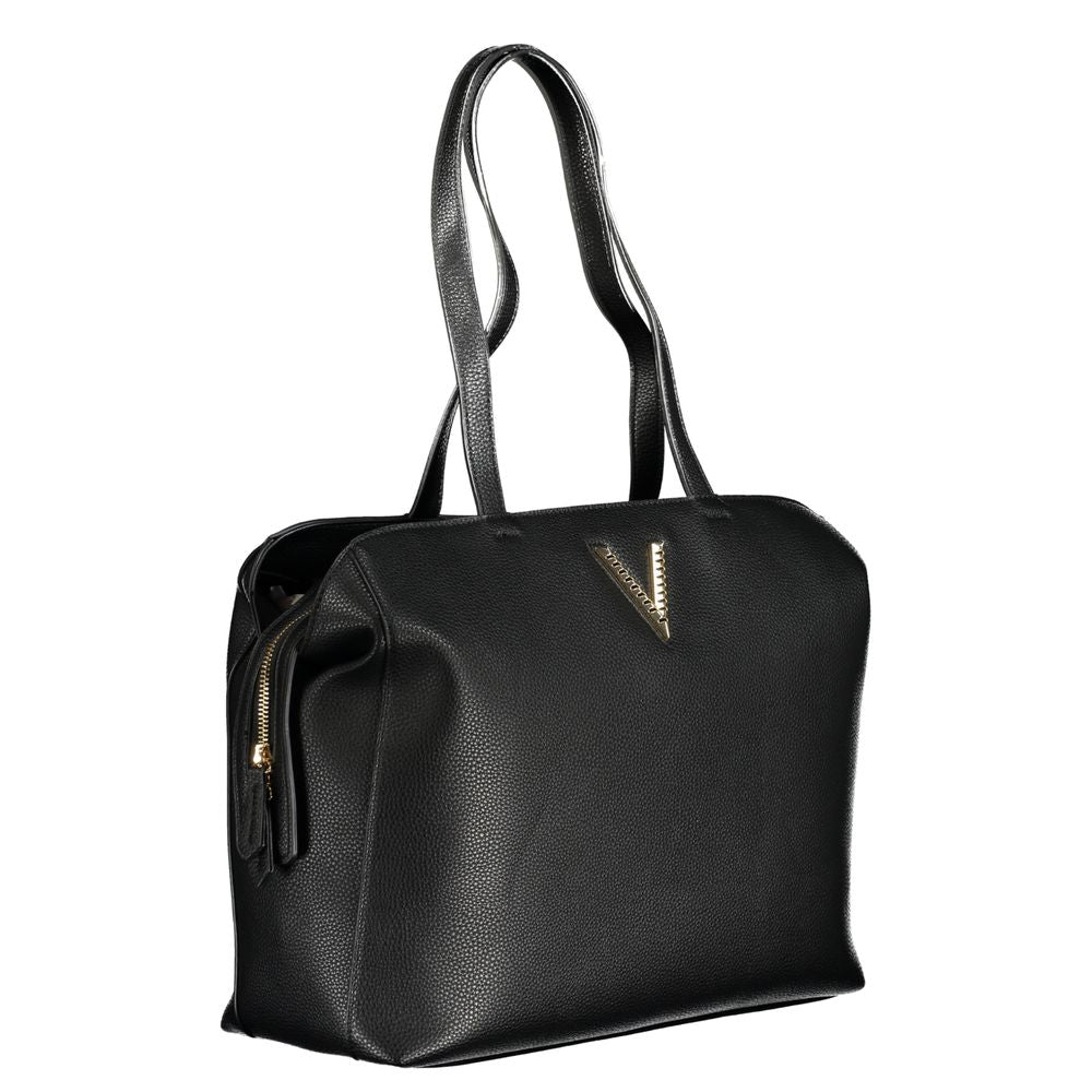 Mario Valentino Schwarze Polyethylen-Handtasche