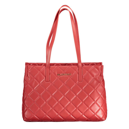 Mario Valentino Rote Polyethylen-Handtasche