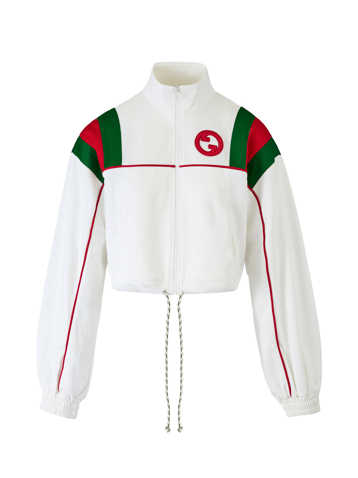 Gucci Weißes Polyester-Logo-Sweatshirt