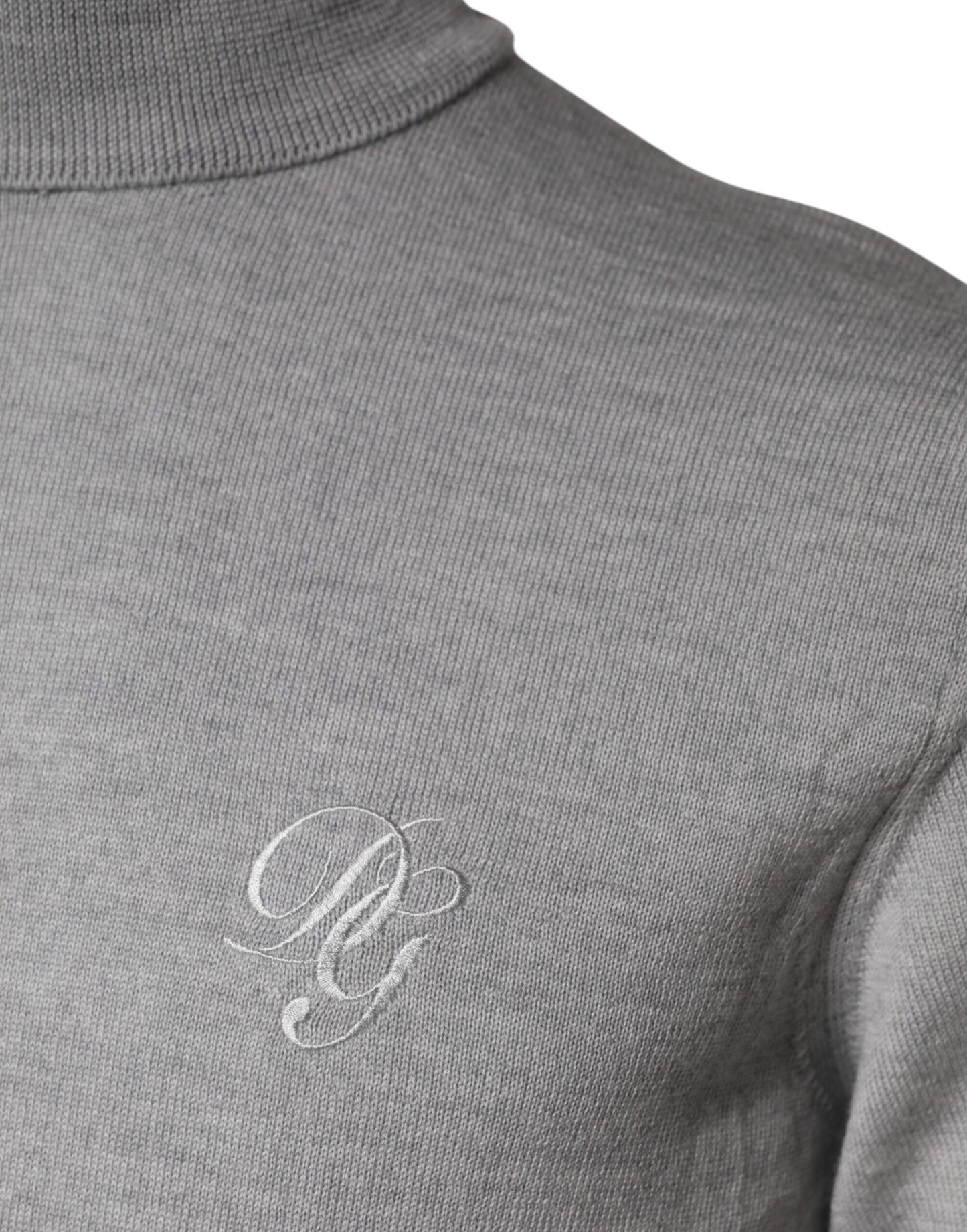 Dolce & Gabbana Grauer Pullover aus Wolle für Männer