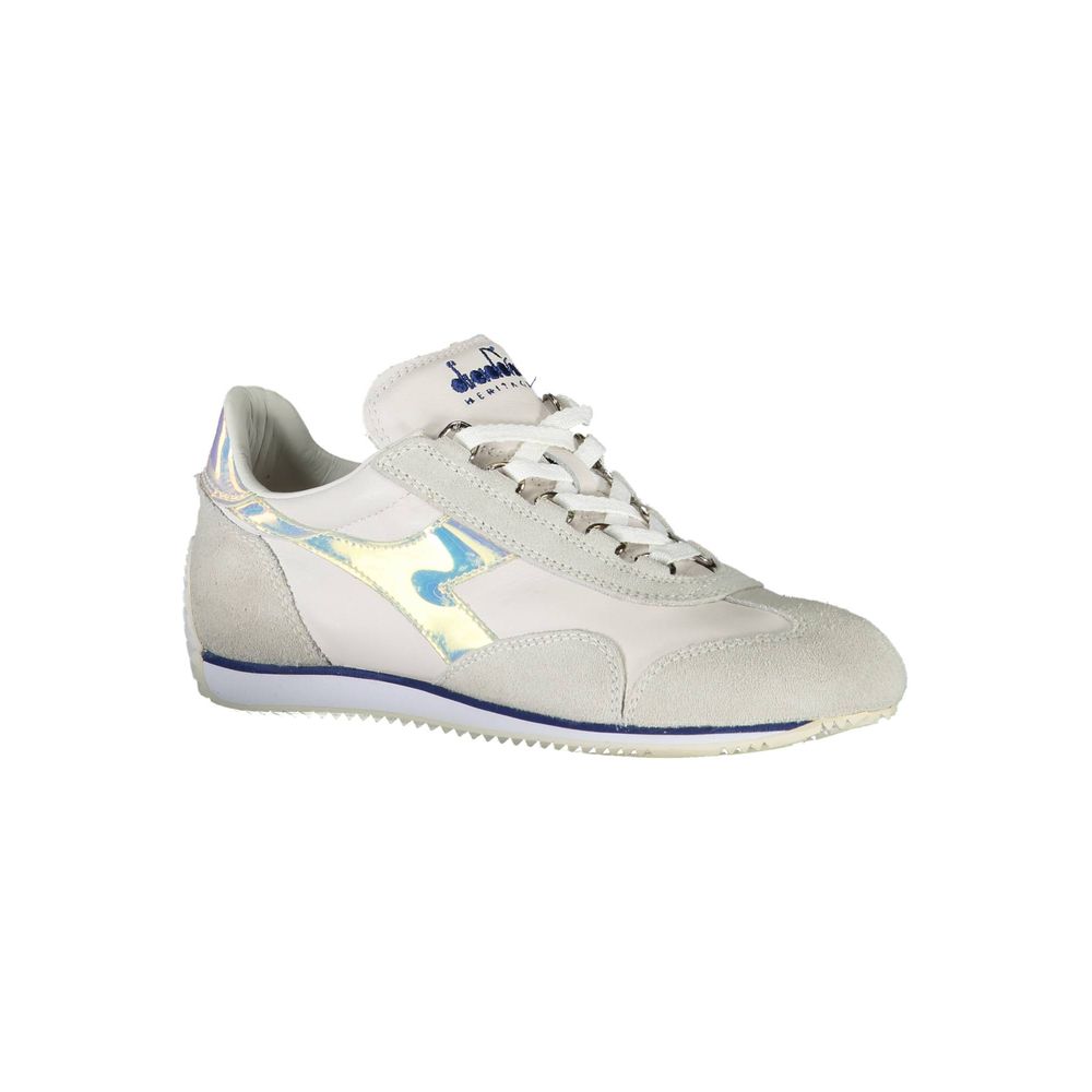 Diadora Weißes Leder Damen Sneaker