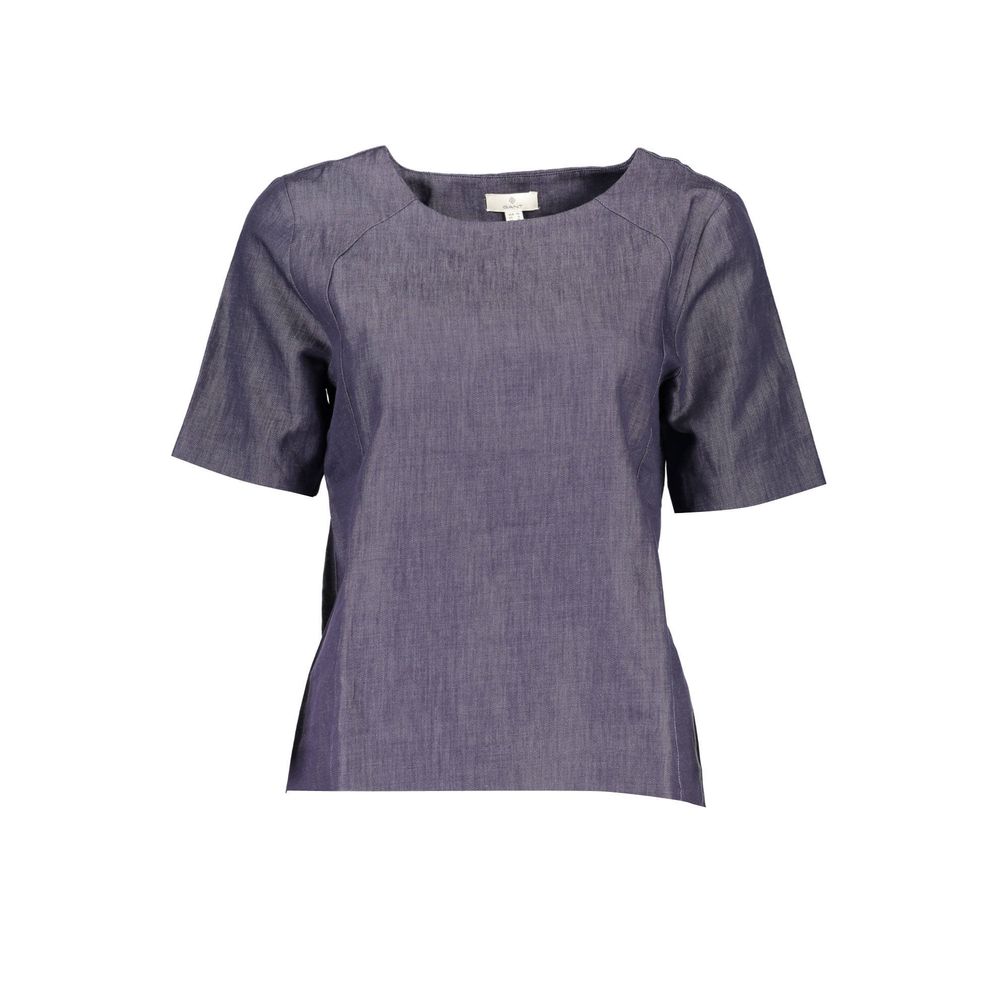 Gant Baumwoll-T-Shirt in Blau