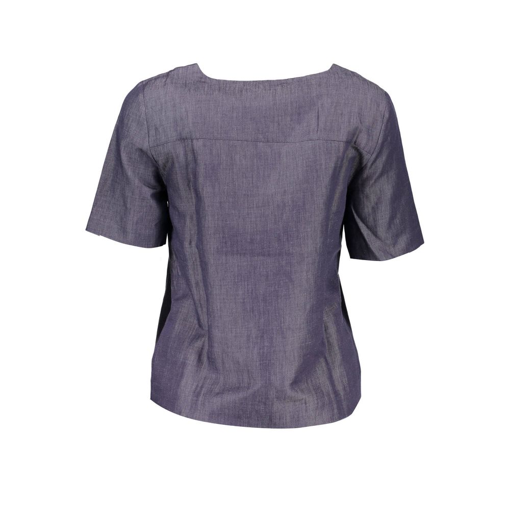 Gant Baumwoll-T-Shirt in Blau