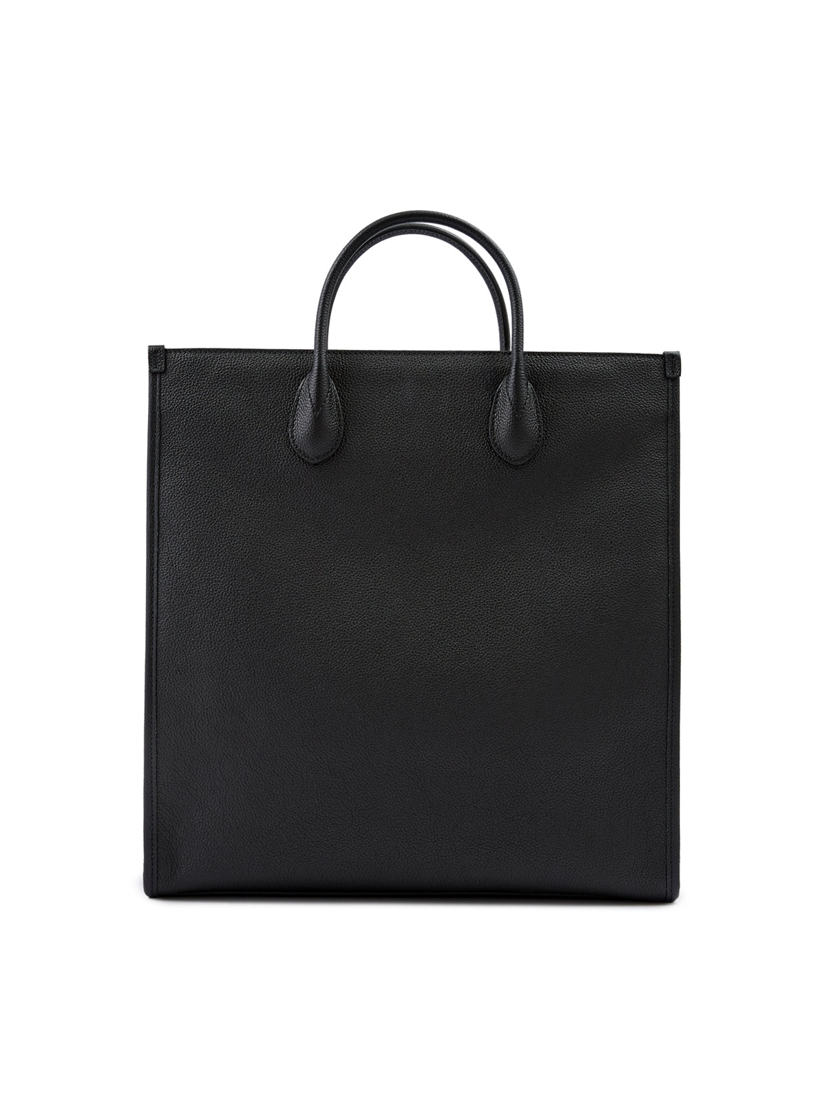 Gucci Schwarzes Leder Logo Medium Tote Bag