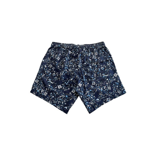 Trussardi Beachwear Blaue Badeshorts aus Polyester