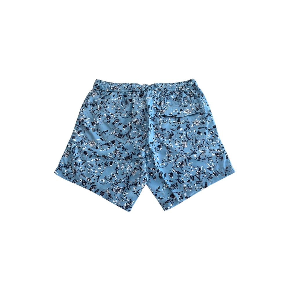 Trussardi Beachwear Blaue Badeshorts aus Polyester