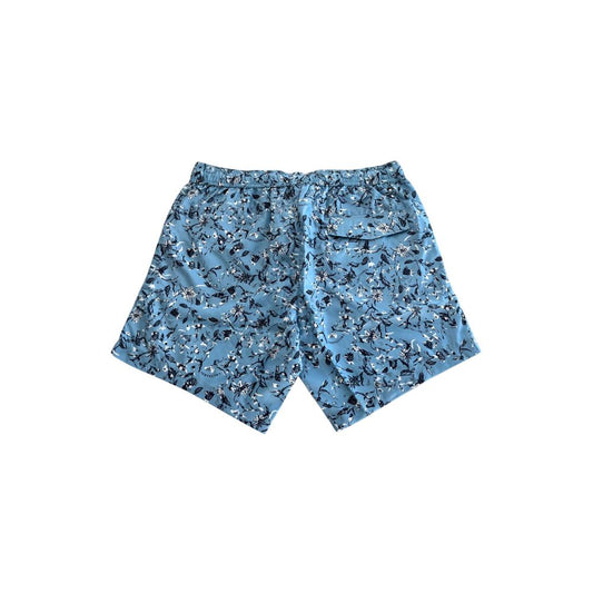 Trussardi Beachwear Blaue Badeshorts aus Polyester