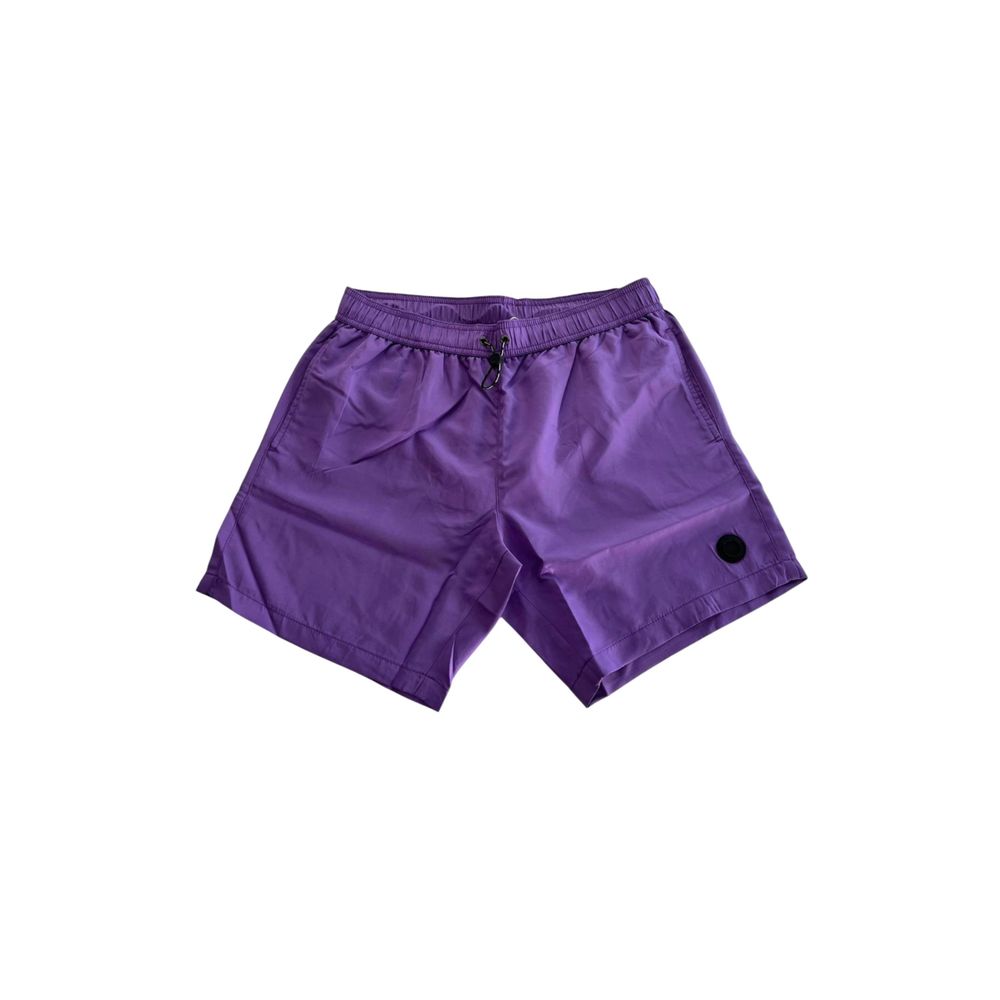 Trussardi Beachwear Badehose aus Polyester in Lila