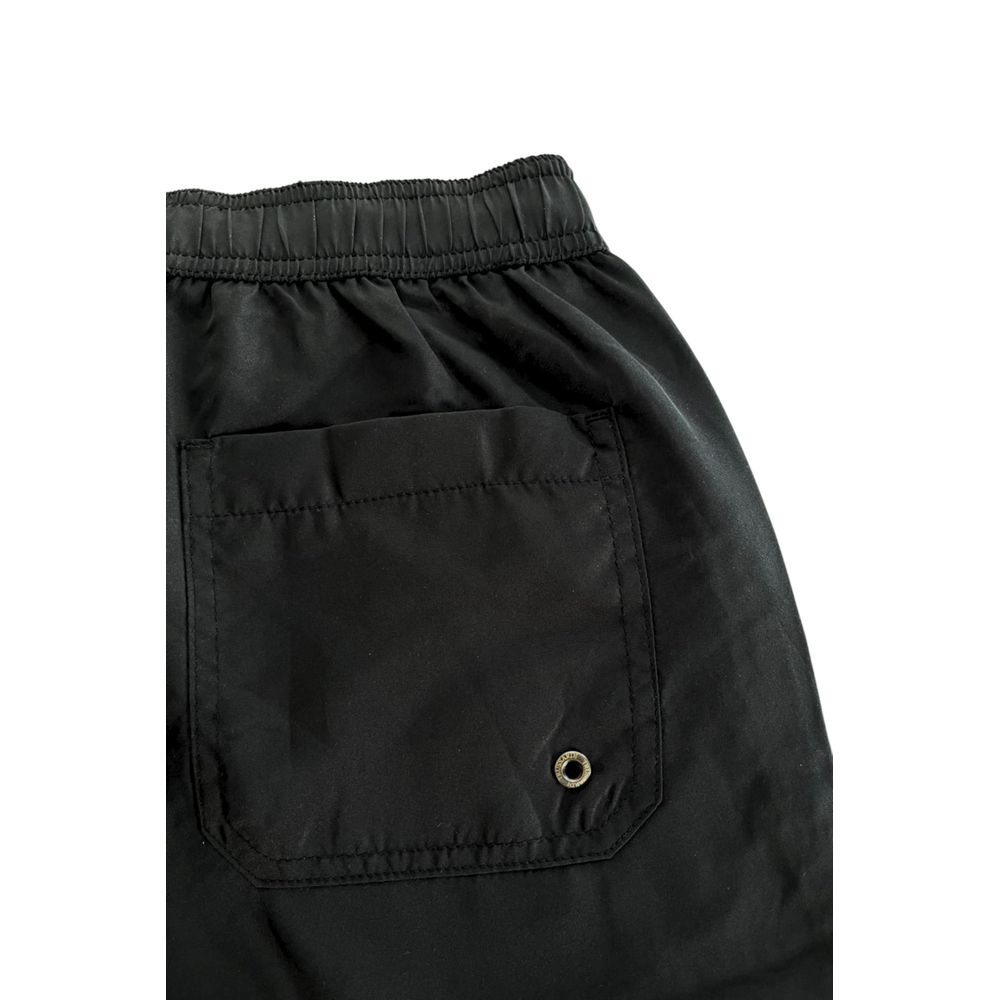 Trussardi Beachwear Badehose aus Polyester in Schwarz