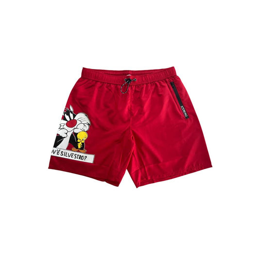 Iceberg Rote Badeshorts aus Polyester