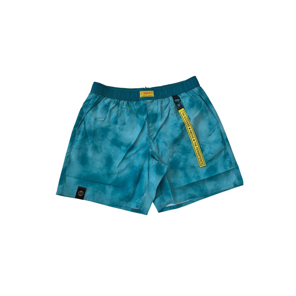 Iceberg Blaue Badeshorts aus Polyester