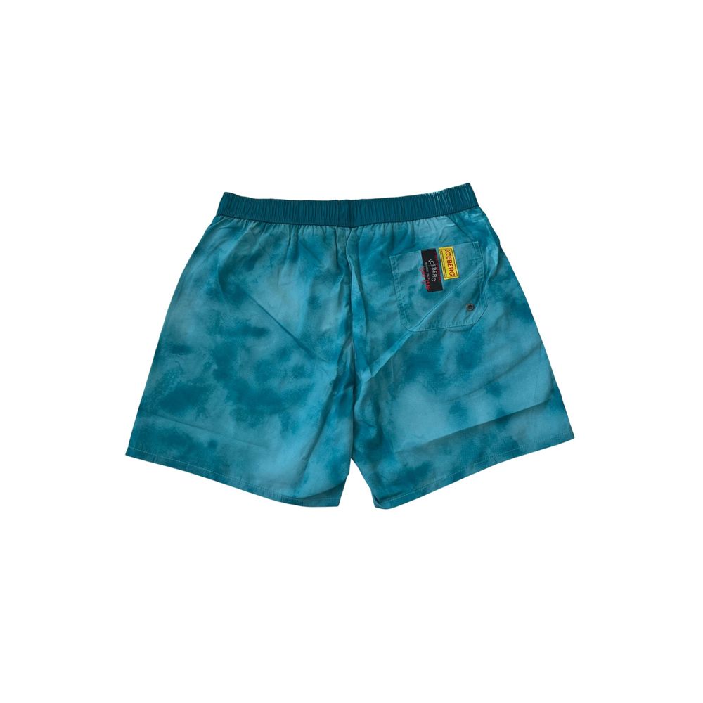 Iceberg Blaue Badeshorts aus Polyester