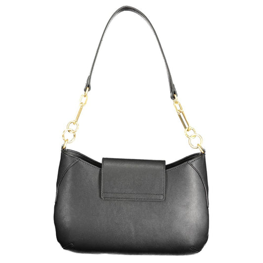 Mario Valentino Schwarze Polyethylen-Handtasche