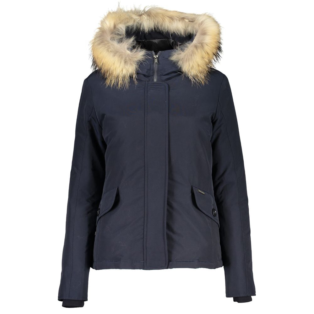 Woolrich Blaue Baumwolle Jacken & Mantel
