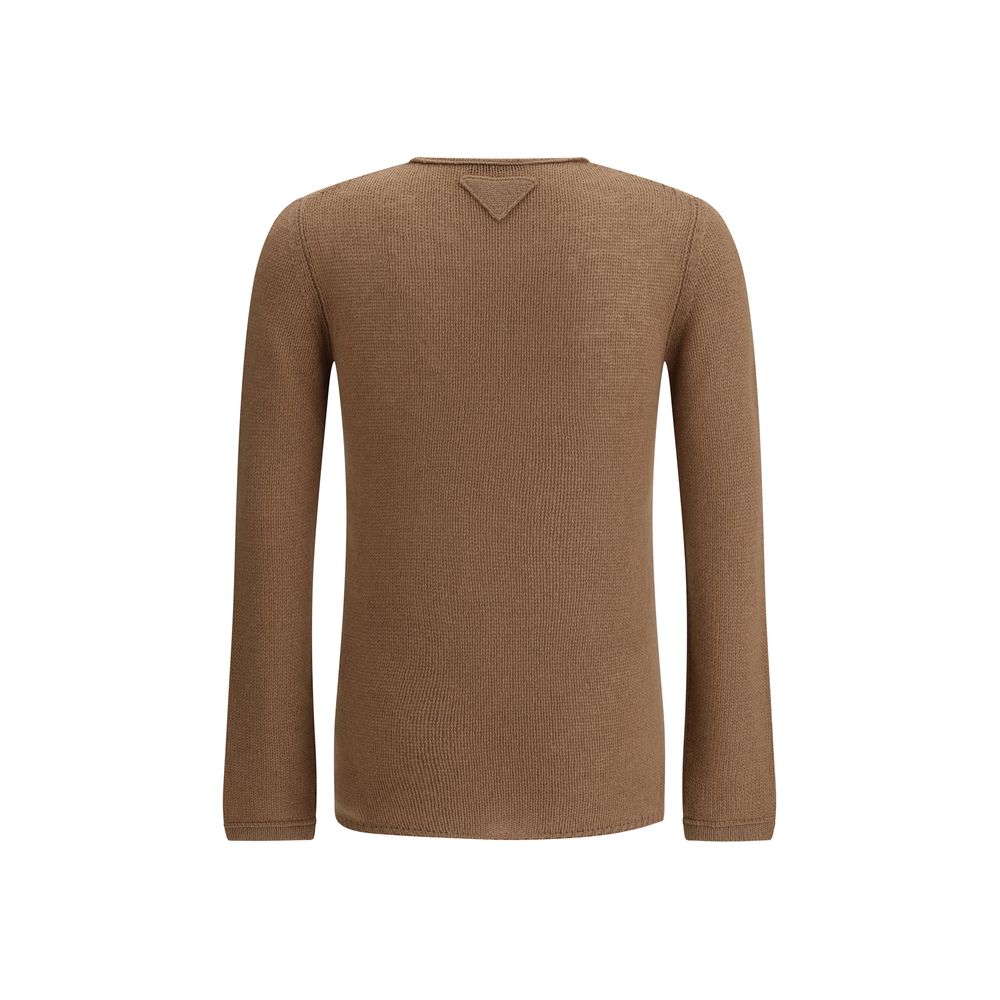 Prada Brauner Kaschmirpullover
