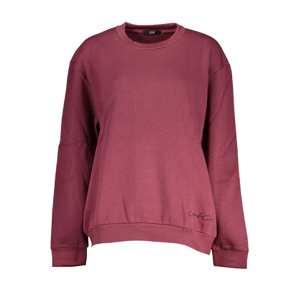 Cavalli Class Lila Baumwolle Frauen Pullover