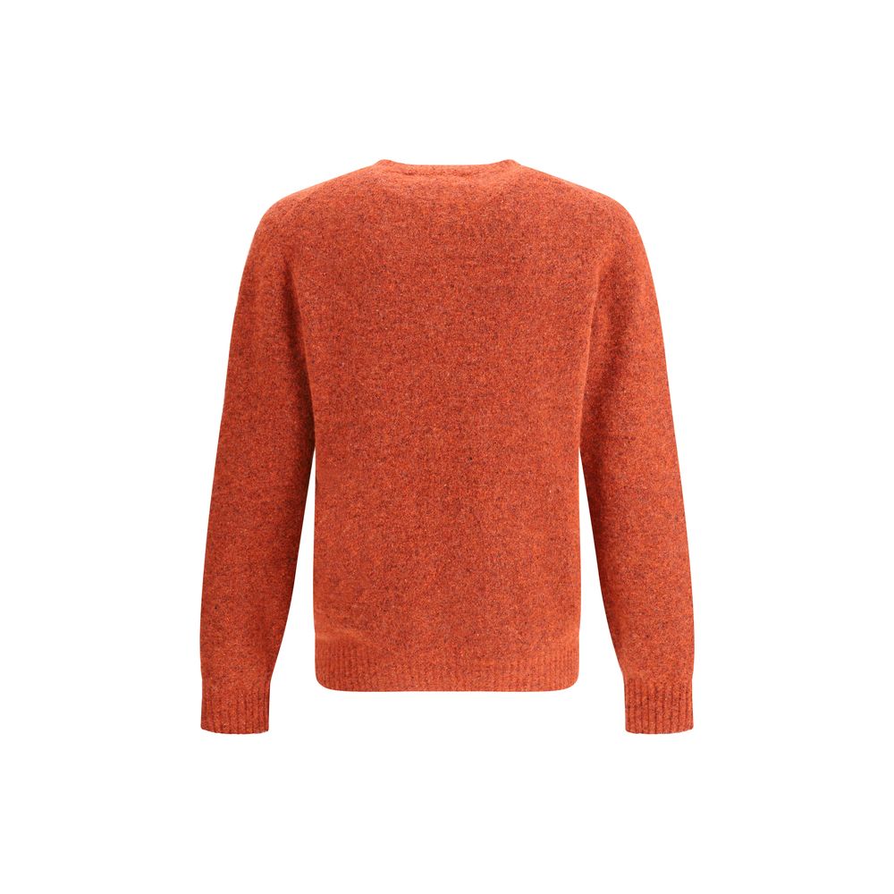 Brunello Cucinelli Orangefarbenes Alpaka-Vicugna-Pacos-Sweatshirt