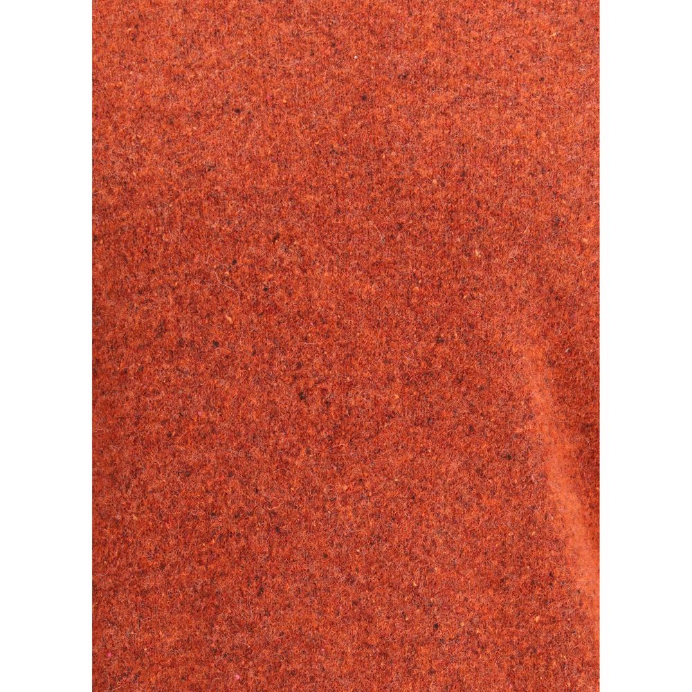 Brunello Cucinelli Orangefarbenes Alpaka-Vicugna-Pacos-Sweatshirt