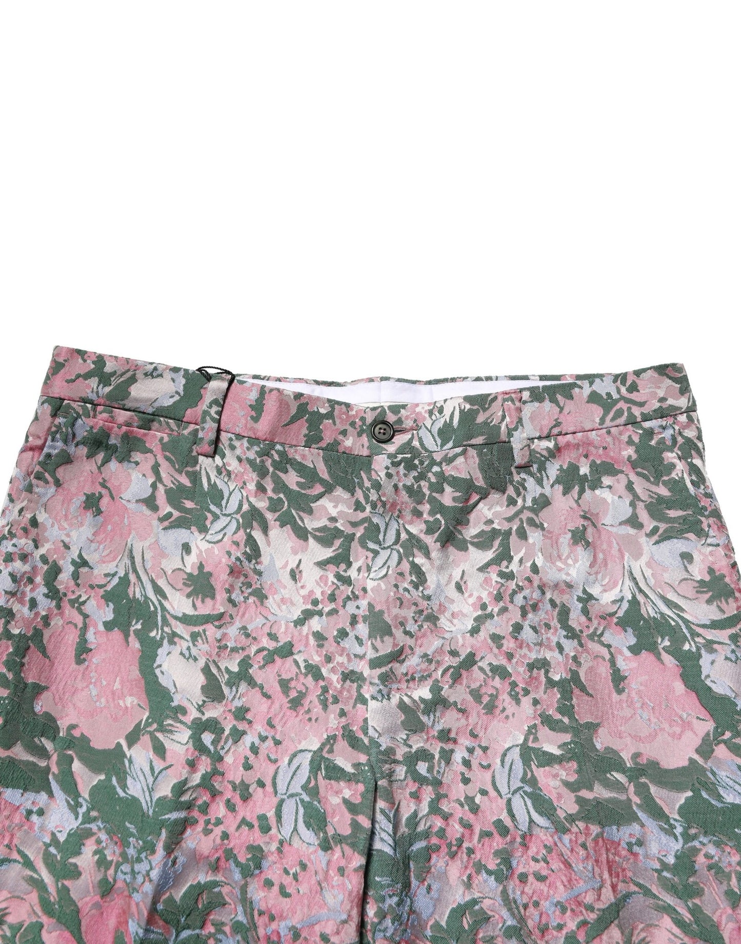 Dolce & Gabbana Multicolor Jacquard-Hose mit Blumenmuster
