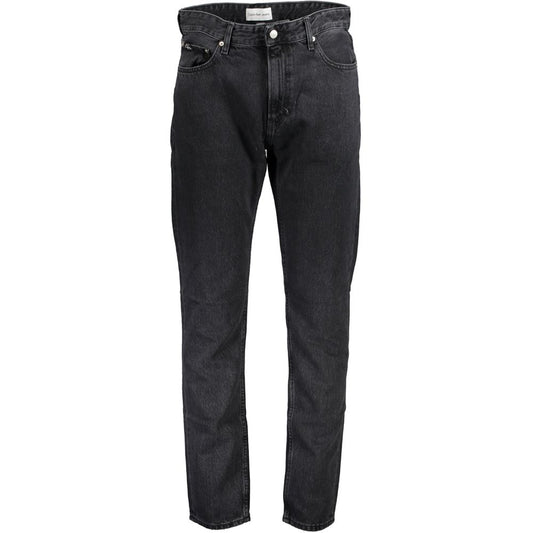Calvin Klein Schwarz Baumwolle Männer Jeans