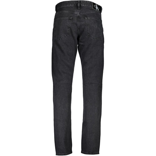 Calvin Klein Schwarz Baumwolle Männer Jeans