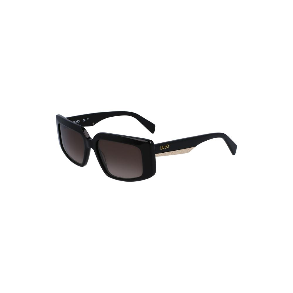 Liu Jo Schwarze Acetat-Sonnenbrille für Frauen