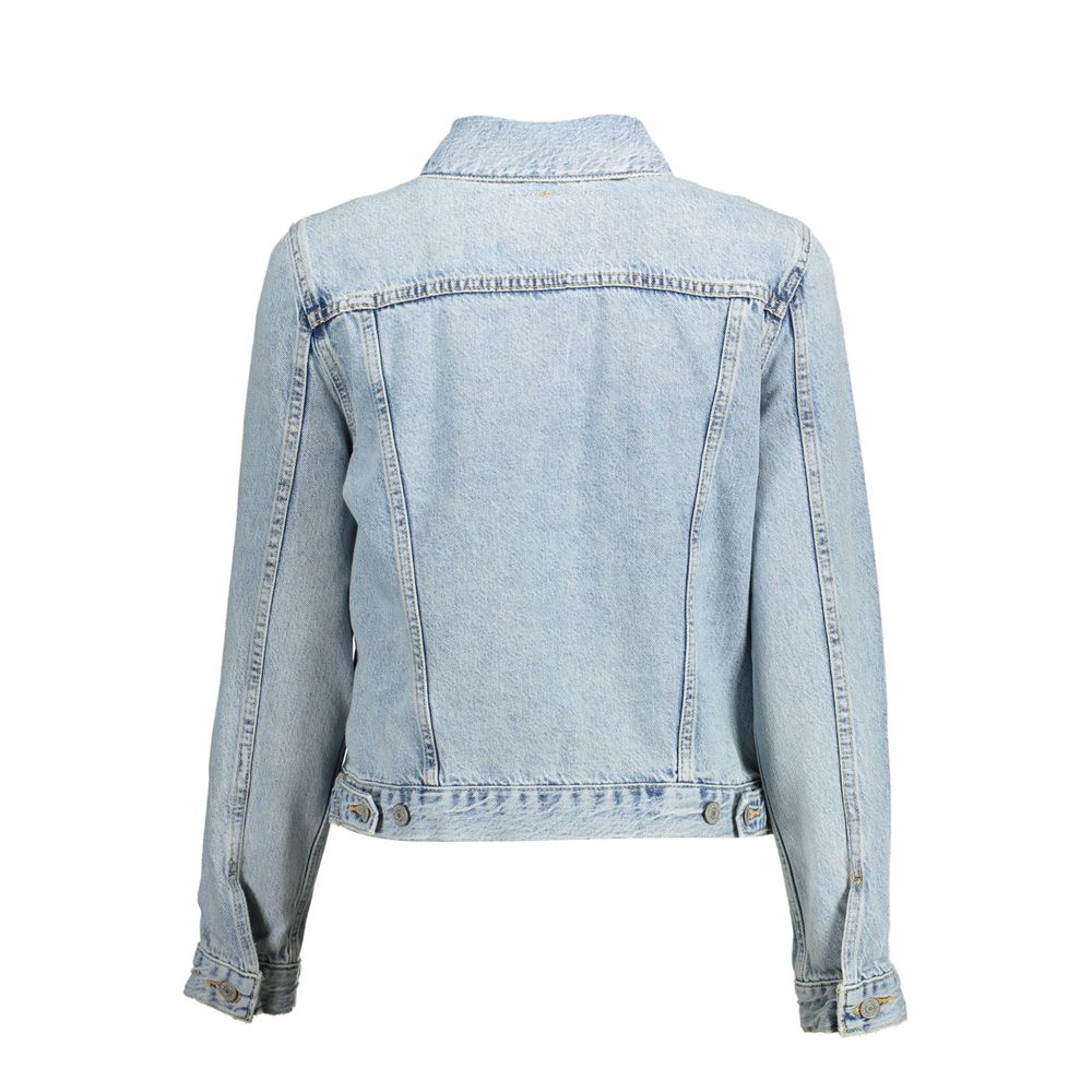 Levi's Hellblaue Baumwolle Frauen Jacke