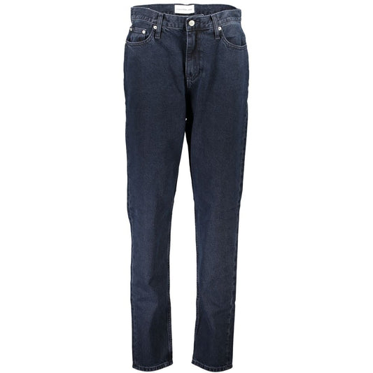 Calvin Klein Blaue Recycelte Baumwolle Damen Jeans