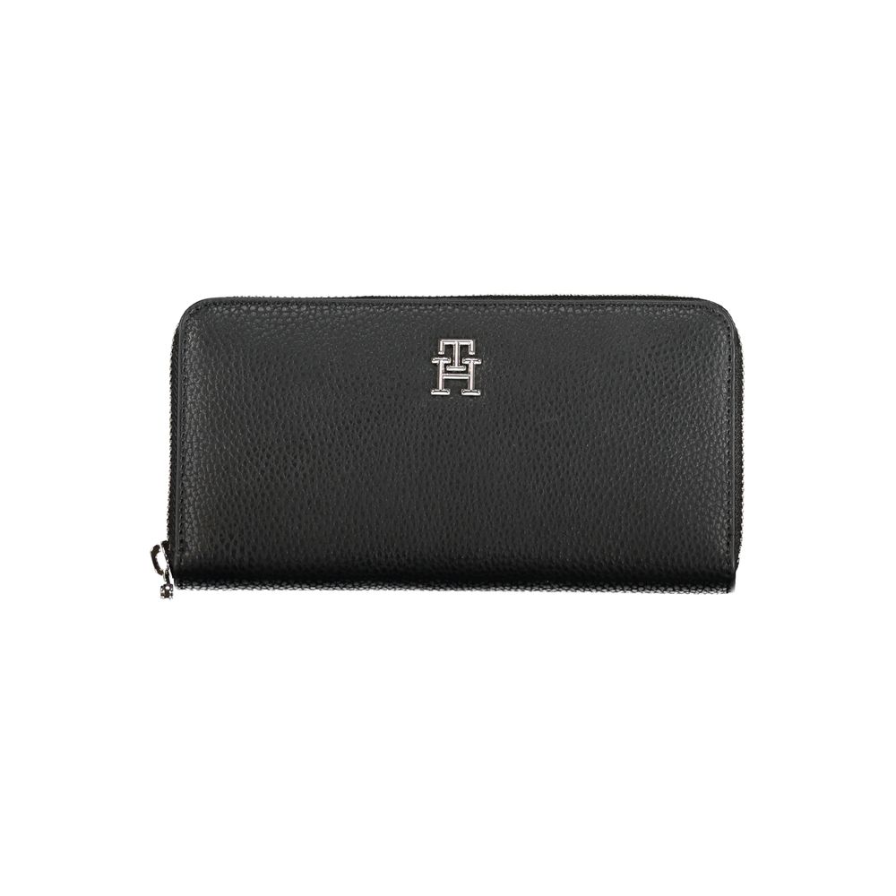 Tommy Hilfiger Elegantes schwarzes Mehrzweckportemonnaie