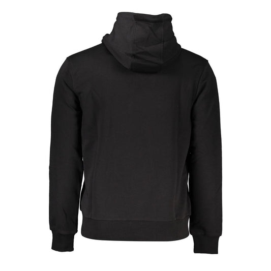 Cavalli Class Schwarzer Baumwollpullover für Männer