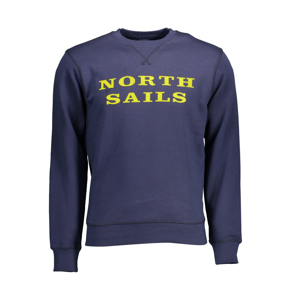 North Sails Blauer Baumwollpullover für Männer