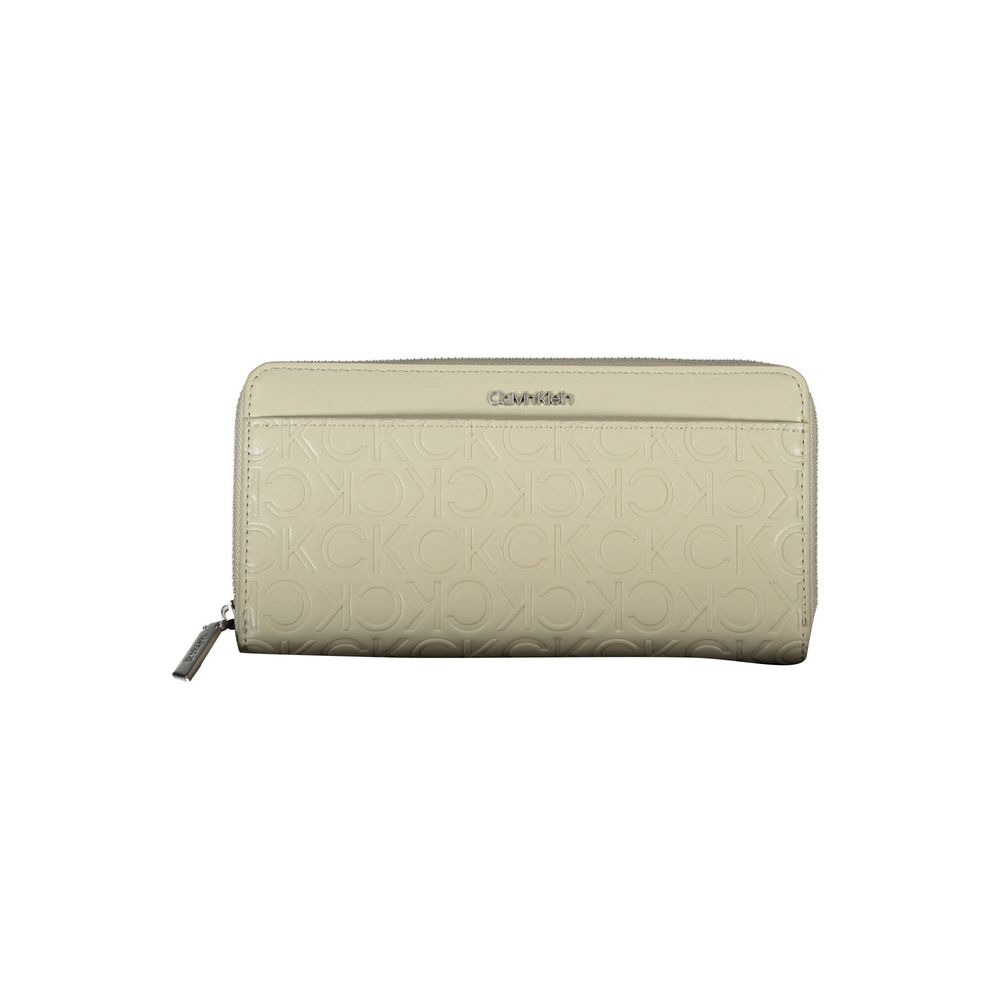 Calvin Klein Beige Polyethylen Damen Geldbörse