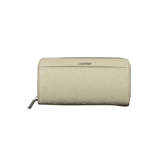 Calvin Klein Beige Polyethylen Damen Geldbörse