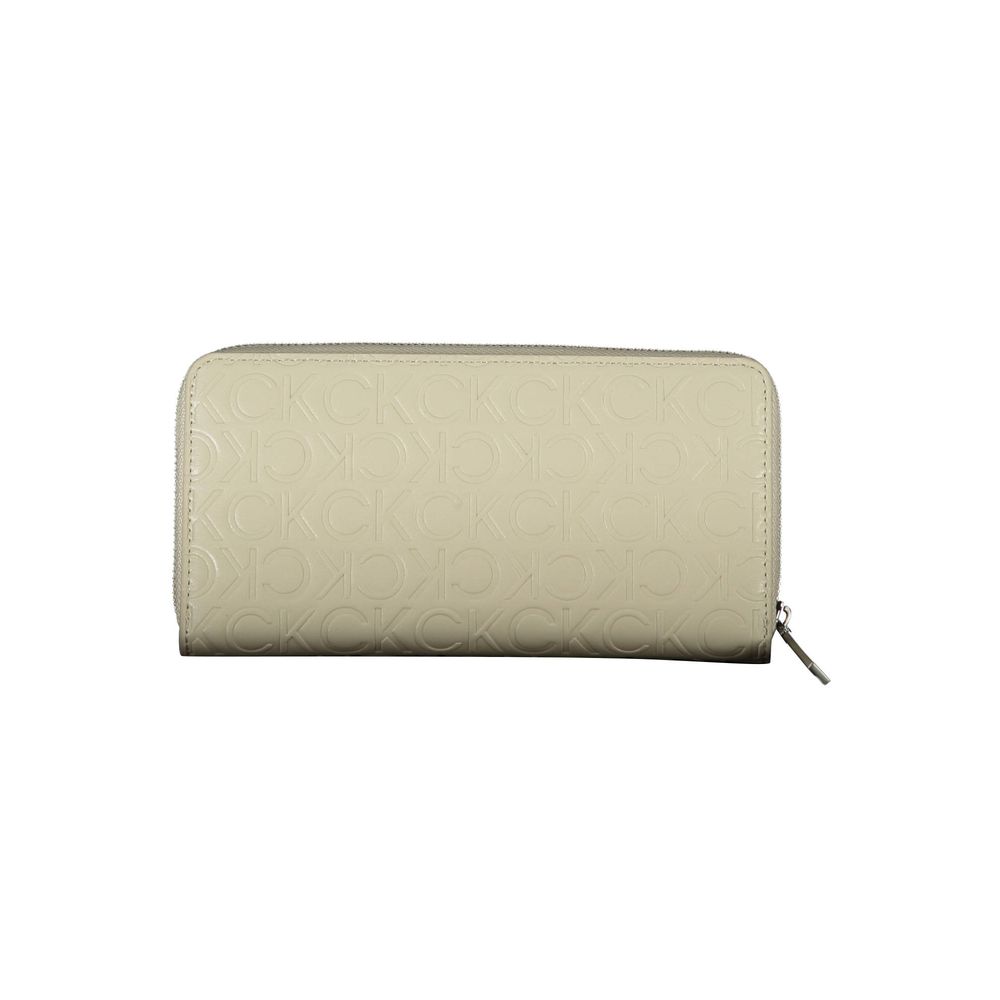 Calvin Klein Beige Polyethylen Damen Geldbörse